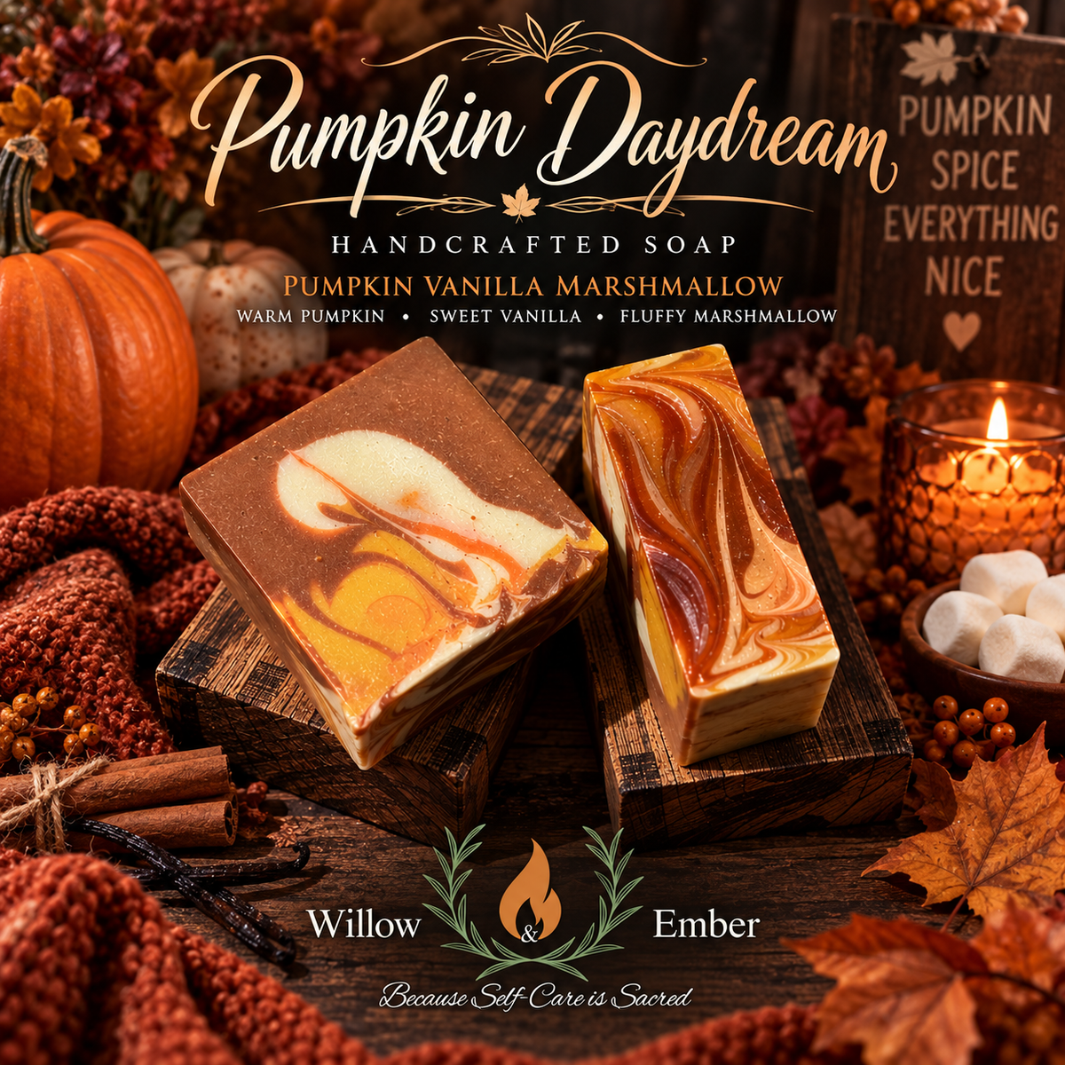 Candy Corn Coven | Pumpkin Daydream | Artisan Soap