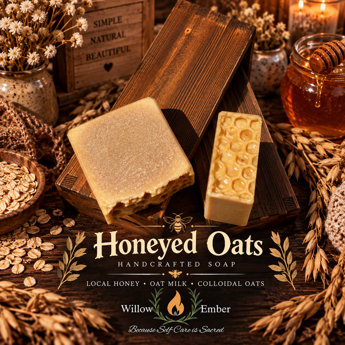 Hexed Honey | Honeyed Oats | Artisan Soap